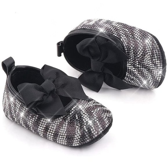 NWT Cute Sparkling Bling Swarovski Rhinestone Baby Girl Princess Shoes +… - Picture 3 of 16